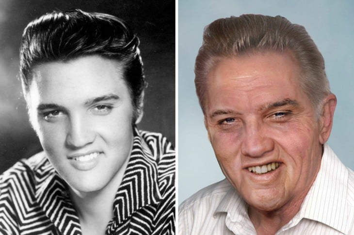 Como se vería ahora Elvis Presley 