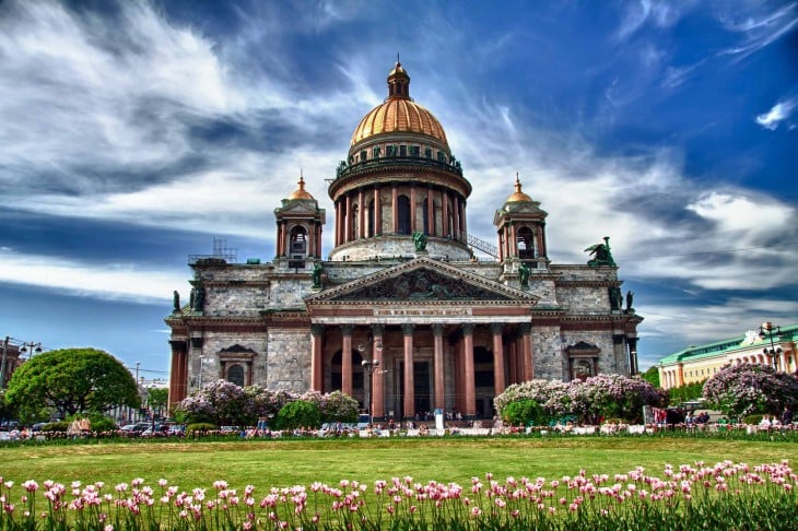 Catedral San Isaac ubicada en San Petersburgo, Rusia 