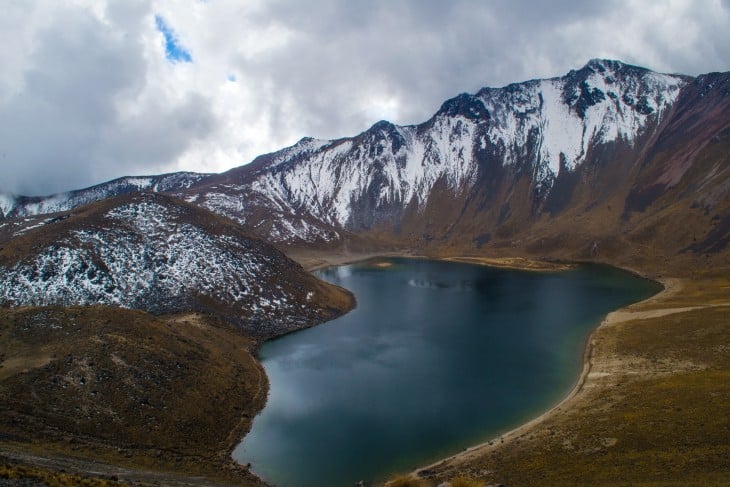 Lagunas en el nevado de Toluca en México 