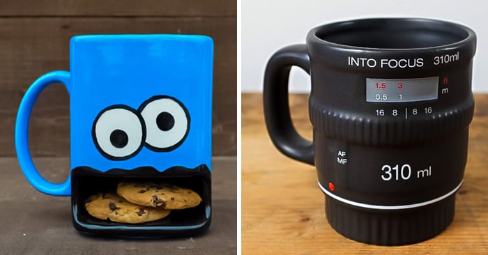 20 increíbles diseños de tazas para café y té