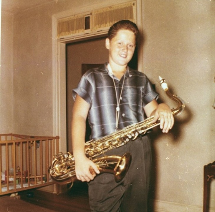 BIll Clinton 1960 saxofon