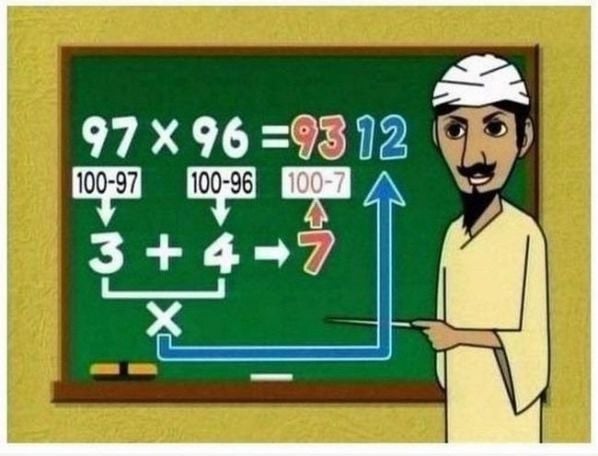 truco de como multiplicar cifras grandes