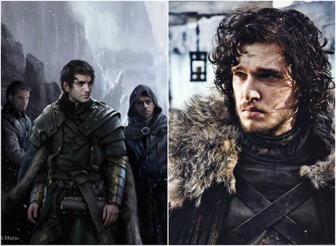 Jon Nieve fotografías de su personaje en la serie y en su libro 