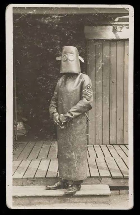 Técnico en radiología en la Primera Guerra Mundial. Francia, 1918