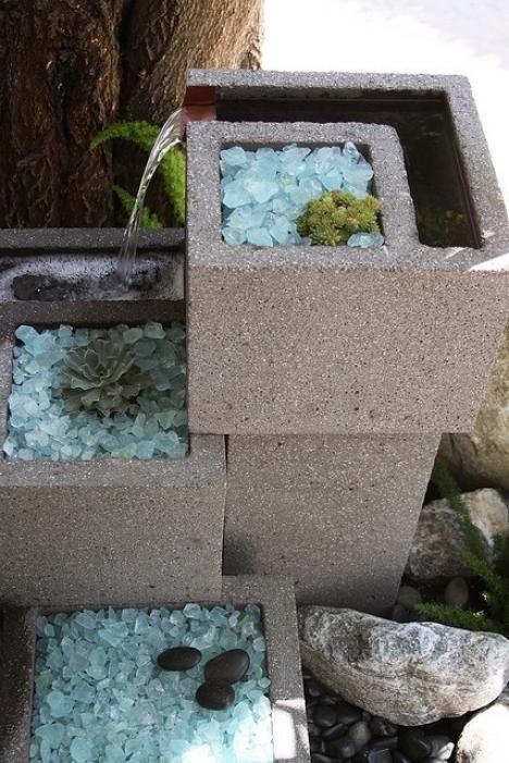 Creativas ideas para adornar tu casa con bloques de cemento Creativo De Escalera Concreto