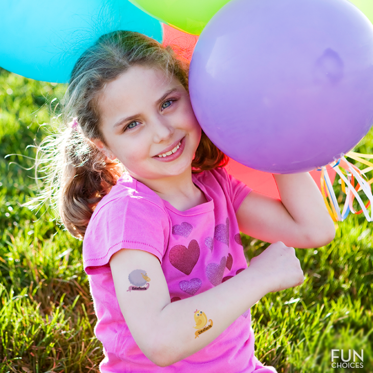 tatuajes temporales para niños