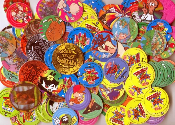 tazos de la infancia en los 90's