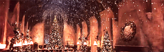 Resultado de imagen para navidad hogwarts