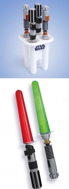 Porta paletas en forma de sable de luz Star Wars