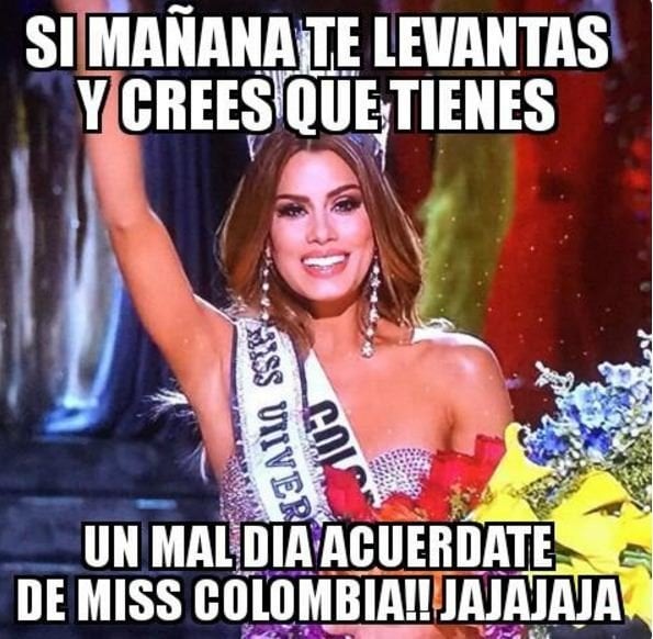 meme de la miss colombia 2015 
