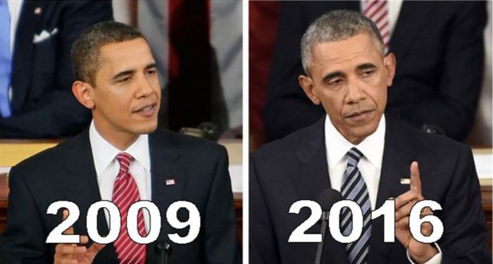 Resultado de imagen para obama antes y despues