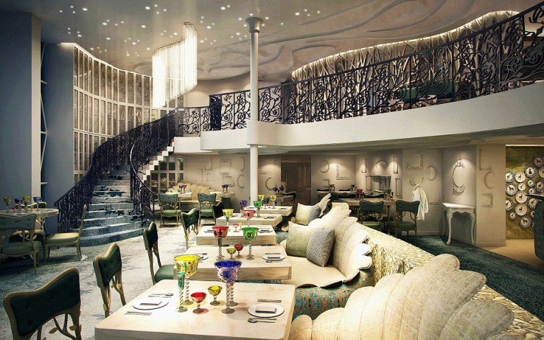 interior de una de las salas del crucero Harmony of the Seas