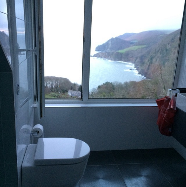 lujoso baño en el Reino Unido