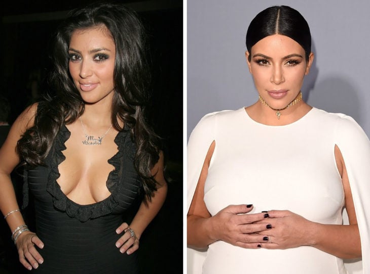 kim kardashian antes y después