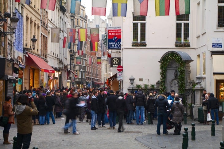 ENTORNO DE MANNEKEN PIS BRUSELAS