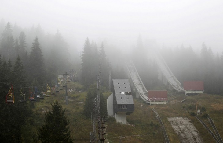 Imagen de las instalaciones abandonadas de las olimpiadas de 1984