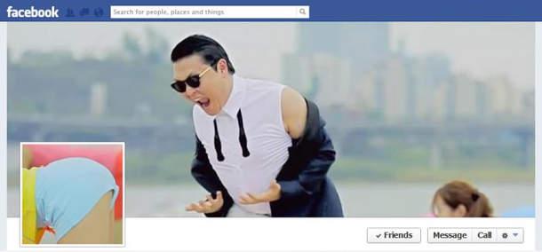 portada de facebook psy gangnam style