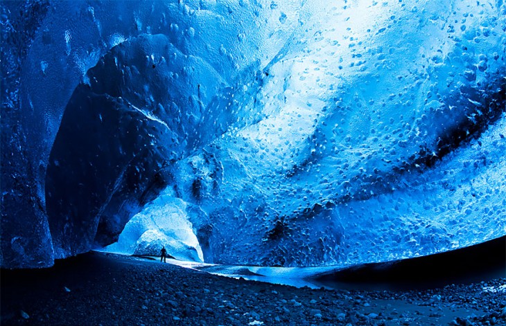 Cueva del glaciar Vatnajokull, Islandia