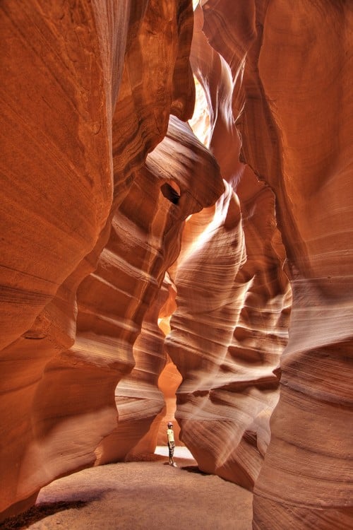 Increíble cueva ubicada en el Cañón de Antelope en Georgia, Estados Unidos de América 