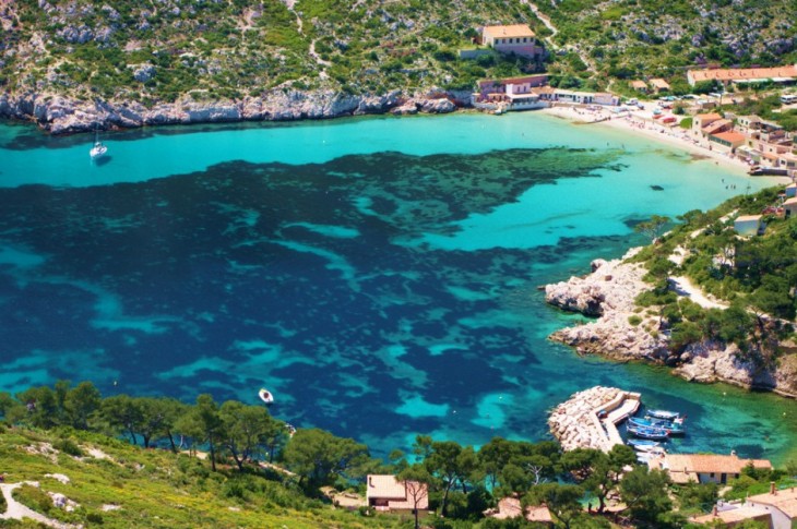 Calanque D' en Vau en Francia