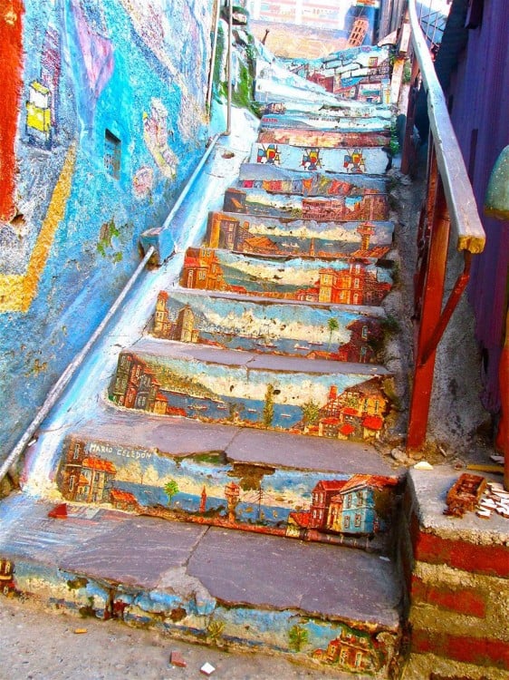 escalera de ciudad