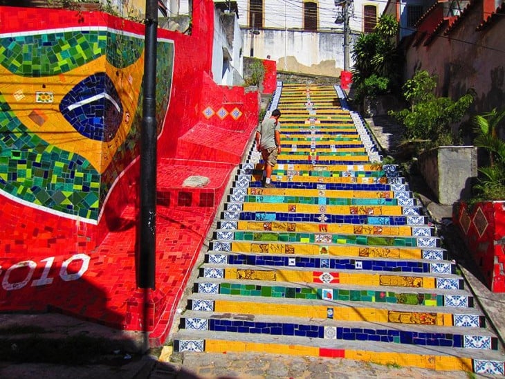 escaleras de rio de janeiro