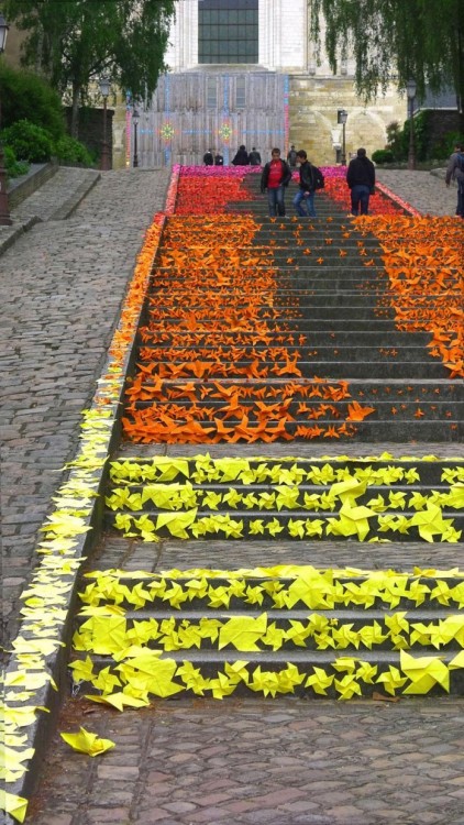 escaleras de origami