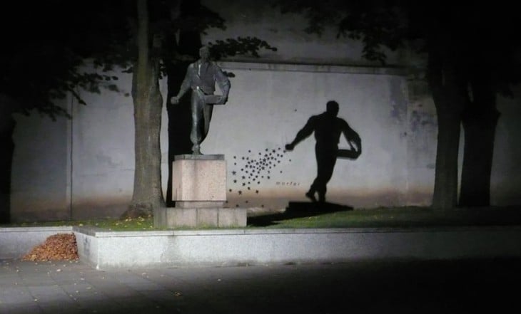 arte urbano interactuando en las ciudades