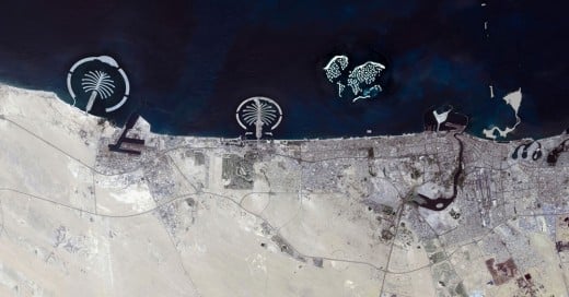 fotos satelitales dubai antes y despues