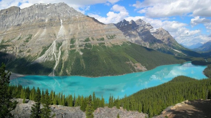 lago peyta, Canadá