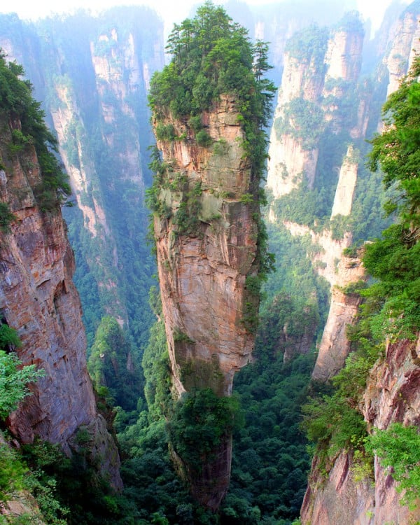 montañas en china