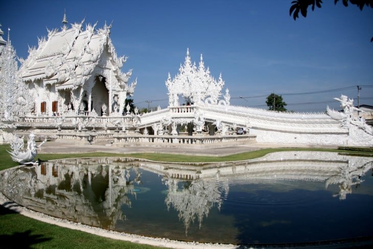 Wat Rong Khun templo de marmol