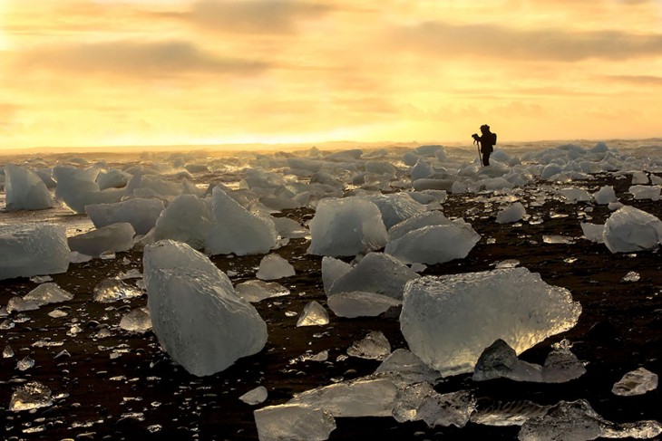 PLAYA QUE SIEMPRE TIENE HIELO