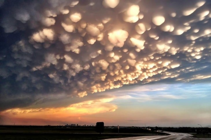 nubes que parecen palomitas