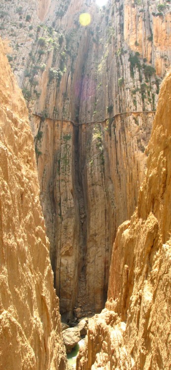 Caminito del rey en Málaga, España