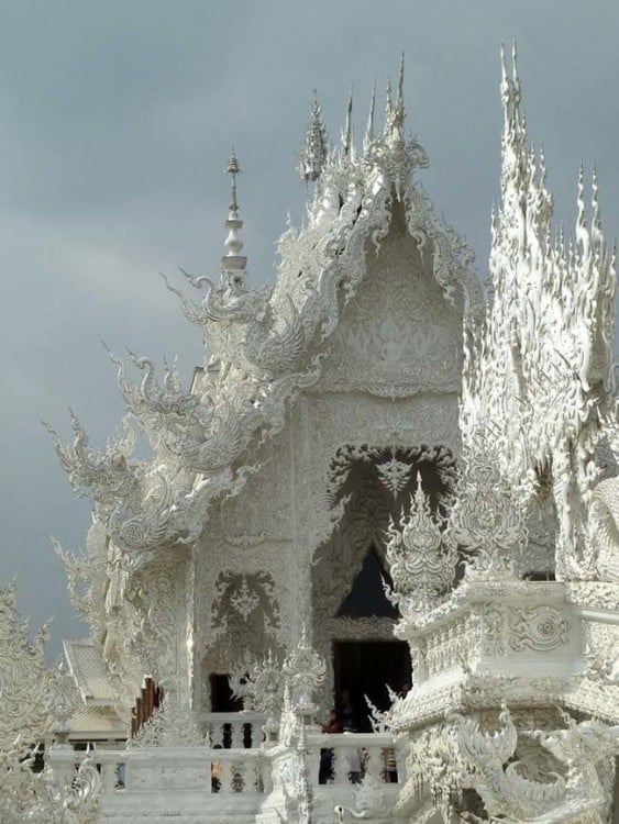 Templo Budista de Marmol Blanco de Tailandia