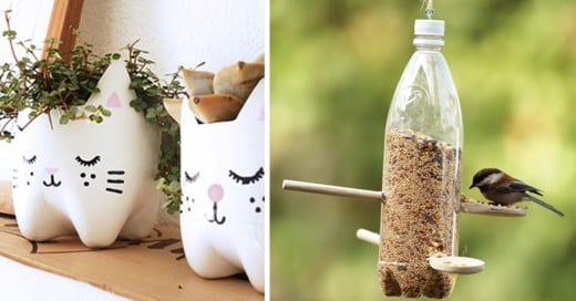 ideas creativas para reutilizar o reciclar botellas de plastico