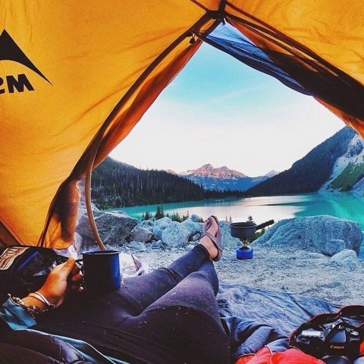 carpa en lago jafree canada