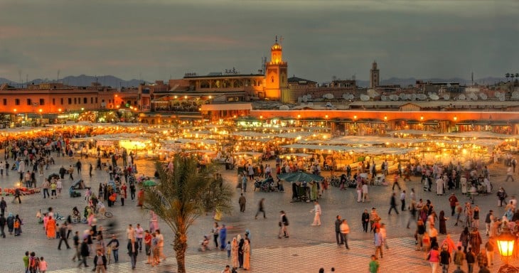 ciudad de marrakesh en marruecos