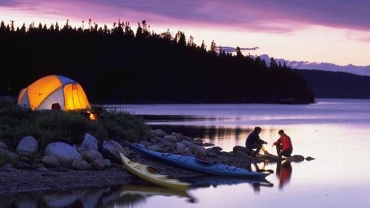 atardecer en michin cove canada