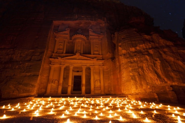 ciudad de petra en jordania