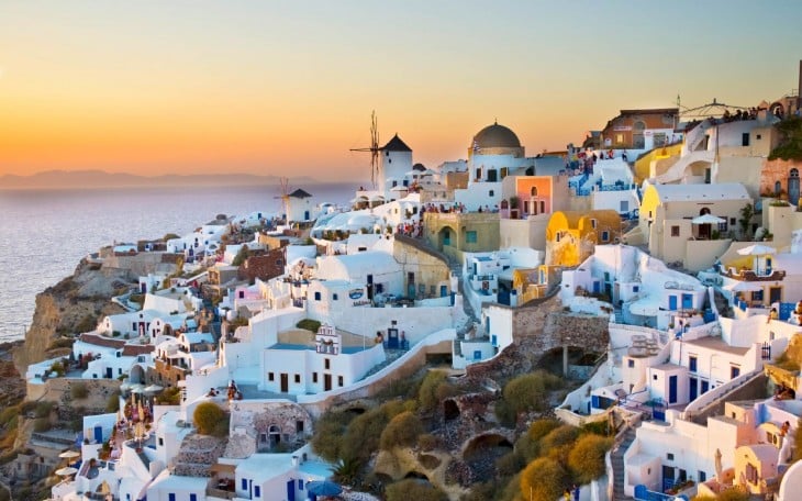 santorini en grecia