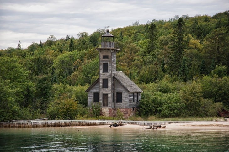 Grand Island East Channel Light House, Michigan, USA