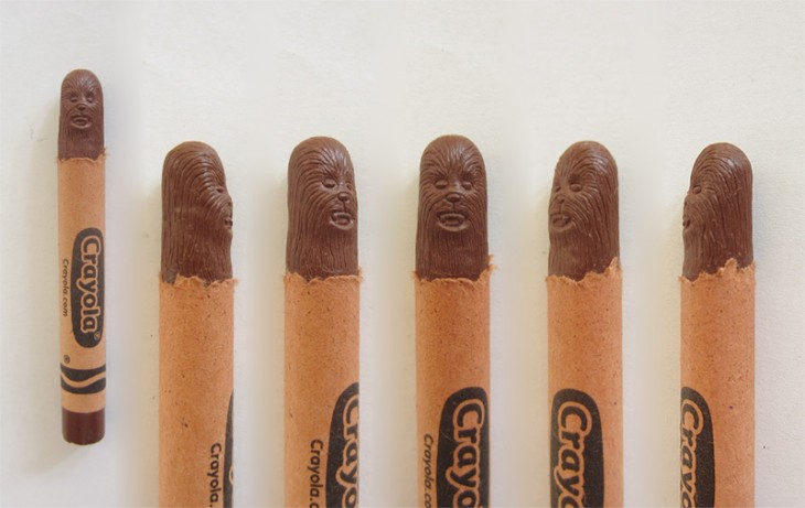 Crayola con la cabeza de Chewbacca 