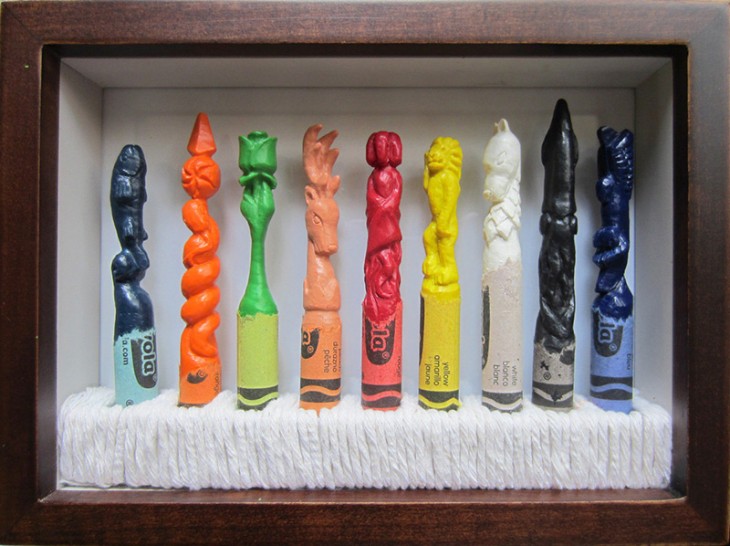 Crayolas esculpidas de Game of thrones 