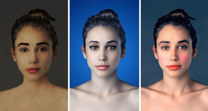 Photoshop recrea la belleza de mujeres de distintos paises y culturas