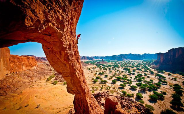 roca en el desierto