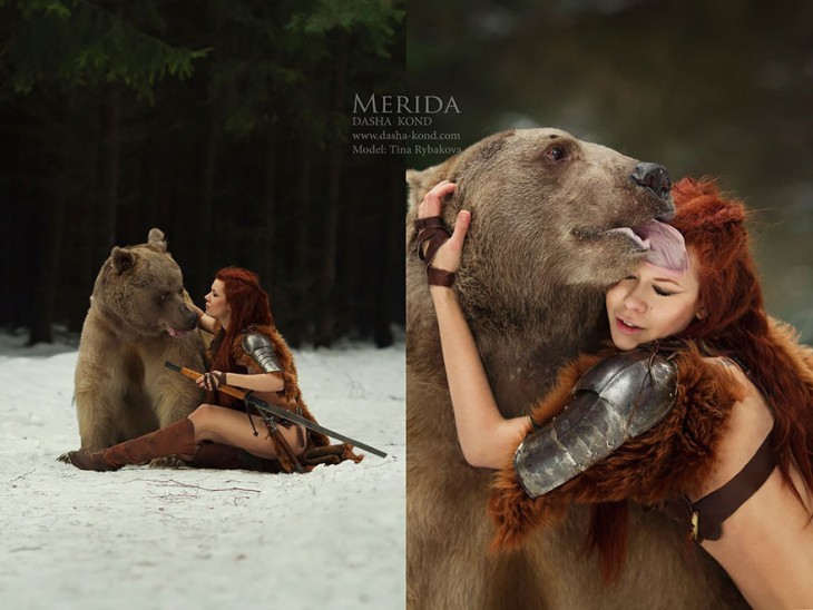 amazonas con un oso