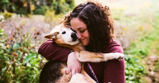 fotografa se despide de su perro