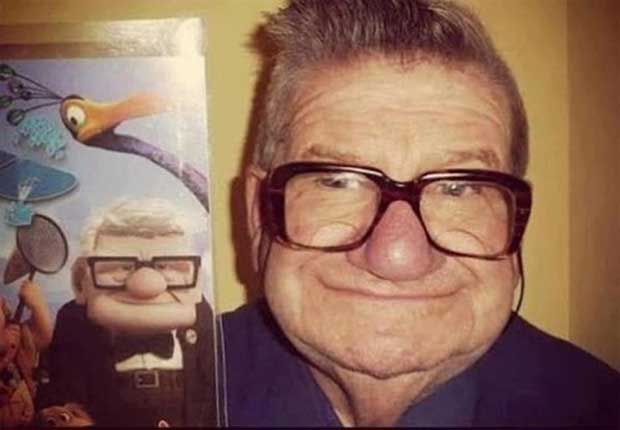 seor que se parece al viejito de up